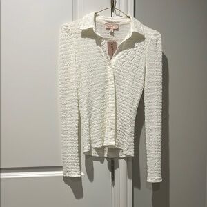 Philosophy Ivory Textured Top